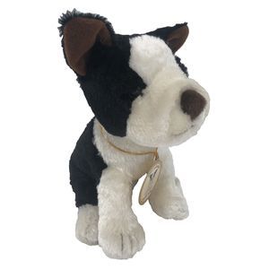 Golden Bear Co Plush Boston Terrier 7" Puppy Dog Stuffed Animal 2001 Vintage Tag